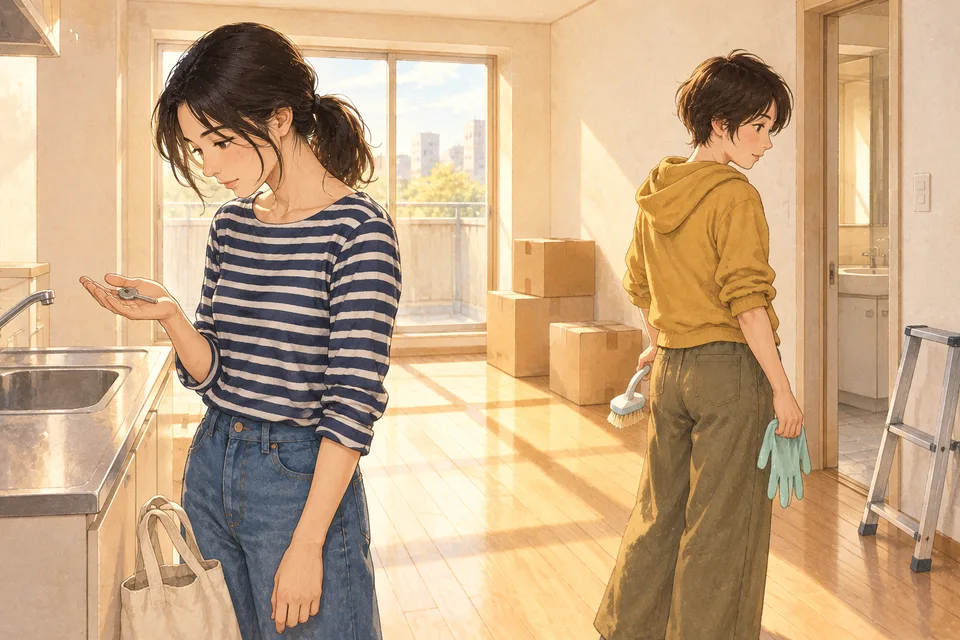合鍵を返す、日曜日のイメージ