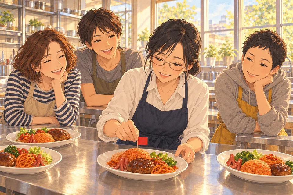 大人のお子さまランチのイメージ