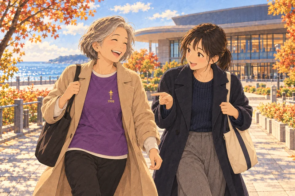 母の初ライブは、二階席のイメージ