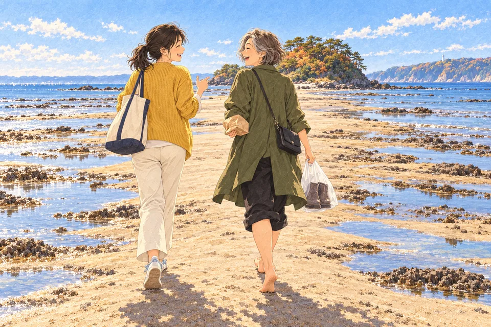 日帰りなのに、歯ブラシのイメージ