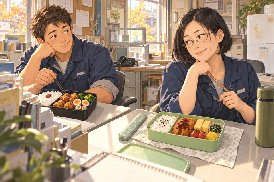 お弁当は、交換しないのイメージ